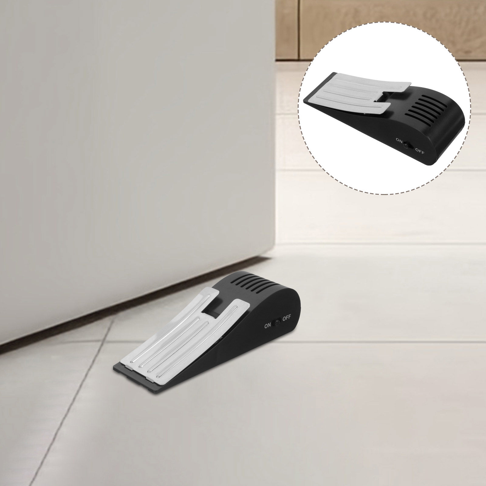 Door Stop Alarm - Door Security Alarm Wedge Compact Lightweight