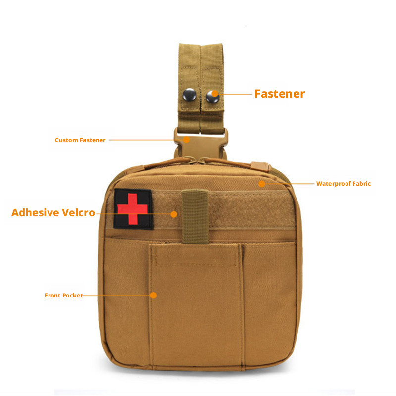 MOLLE Drop Leg Pouch Medical K – First Aid Bag Kit recenzja i cena
