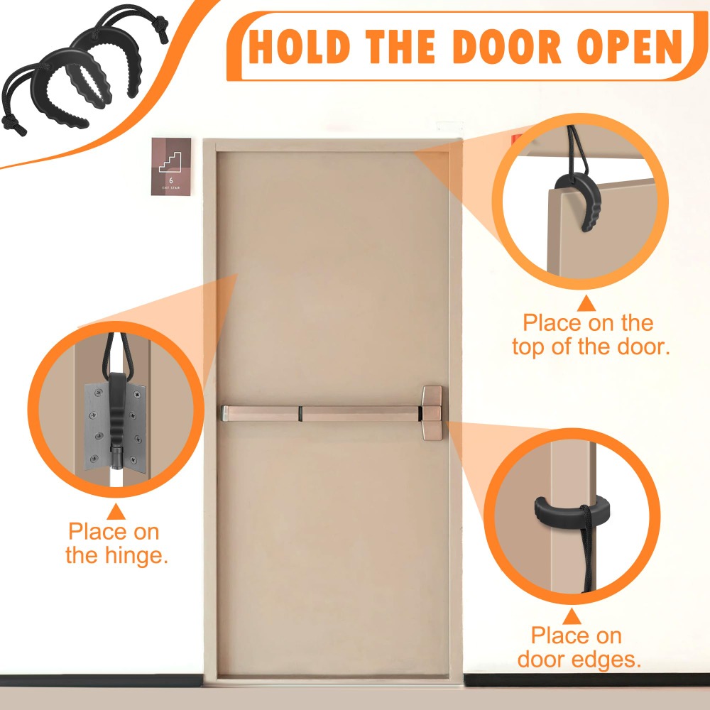 Easy to Use Rubber Door Jam Fi – Door Stop Alarm recenzja i cena