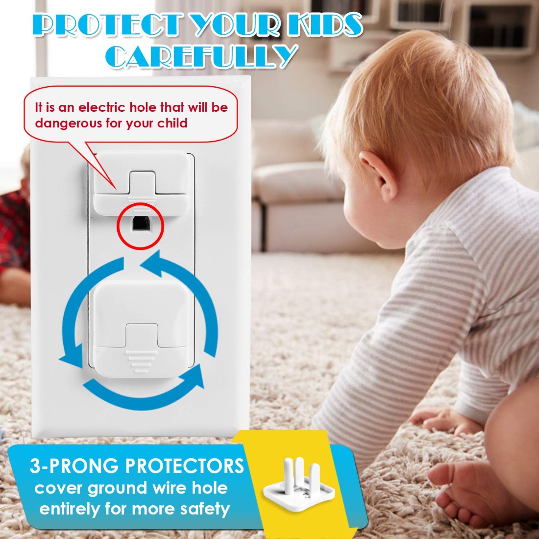 38 Pcs White Plastic Childproo – Outlet Cover Baby recenzja i cena