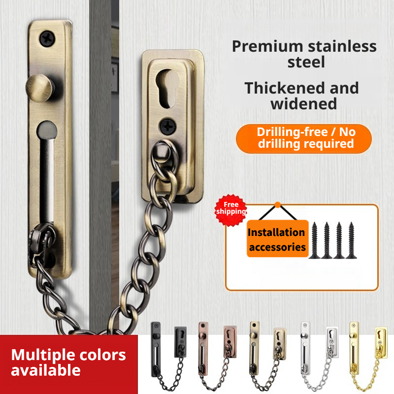 Heavy-Duty Polished Press Latc – Security Chain Door recenzja i cena