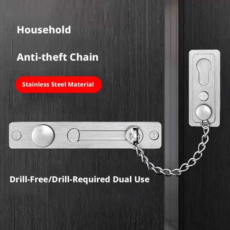 Heavy-Duty Polished Press Latc – Security Chain Door recenzja i cena