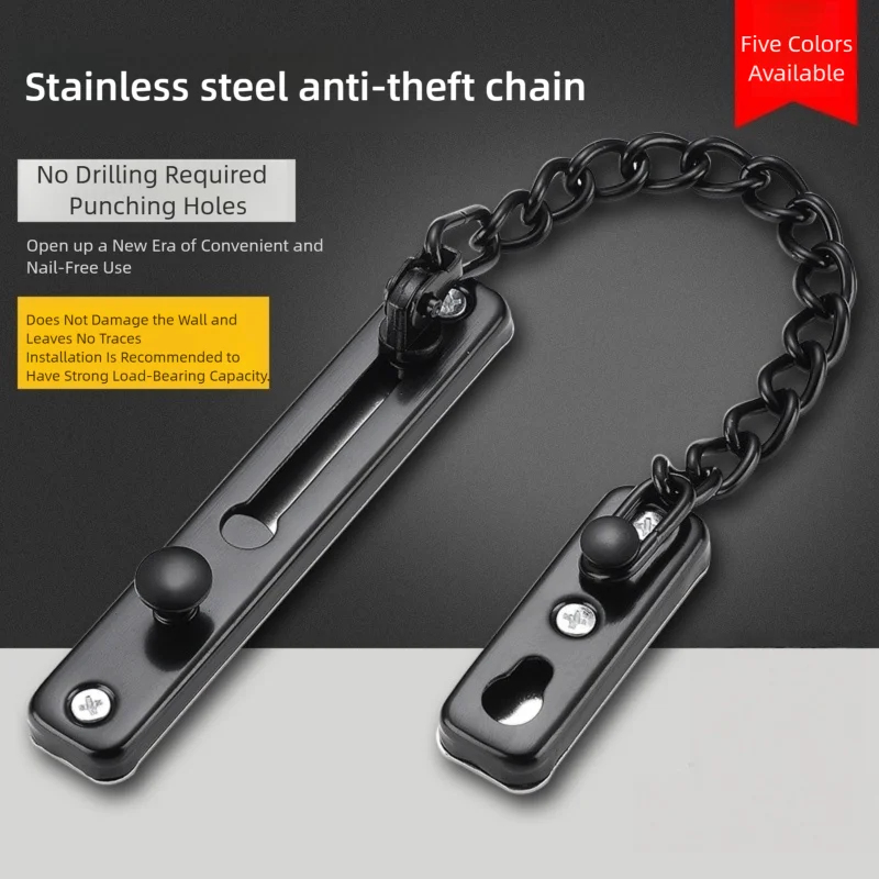 Heavy-Duty Polished Press Latc – Security Chain Door recenzja i cena
