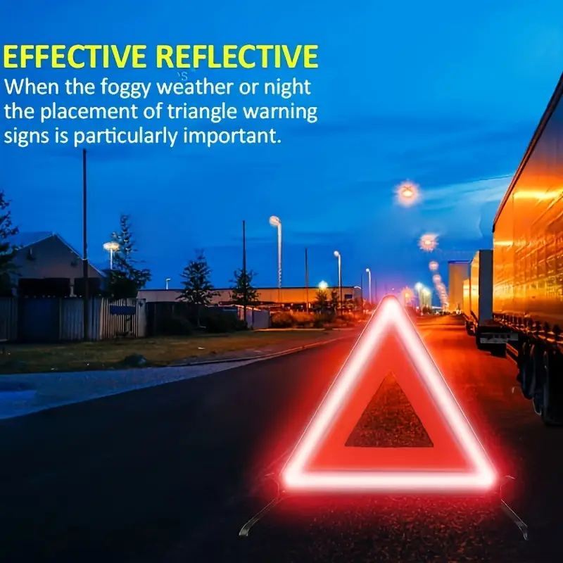Red Reflective Car Tripod Fold – Emergency Exit Sign recenzja i cena