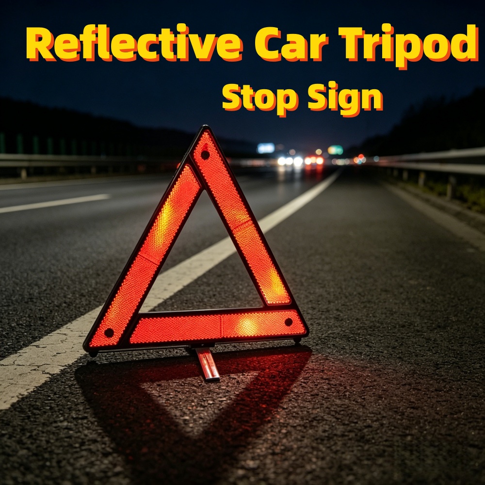 Red Reflective Car Tripod Fold – Emergency Exit Sign recenzja i cena