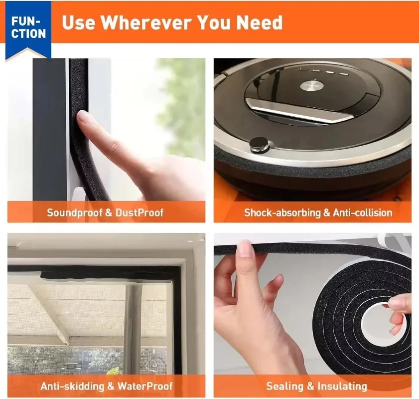 Thick Foam Window Sealing Stri – Window Lock Bar recenzja i cena