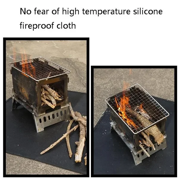 Outdoor Camping Silicone Firep – Fire Blanket Kitchen recenzja i cena