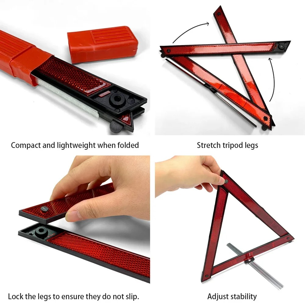 Car Tripod Folded Stop Sign Re – Emergency Exit Sign recenzja i cena