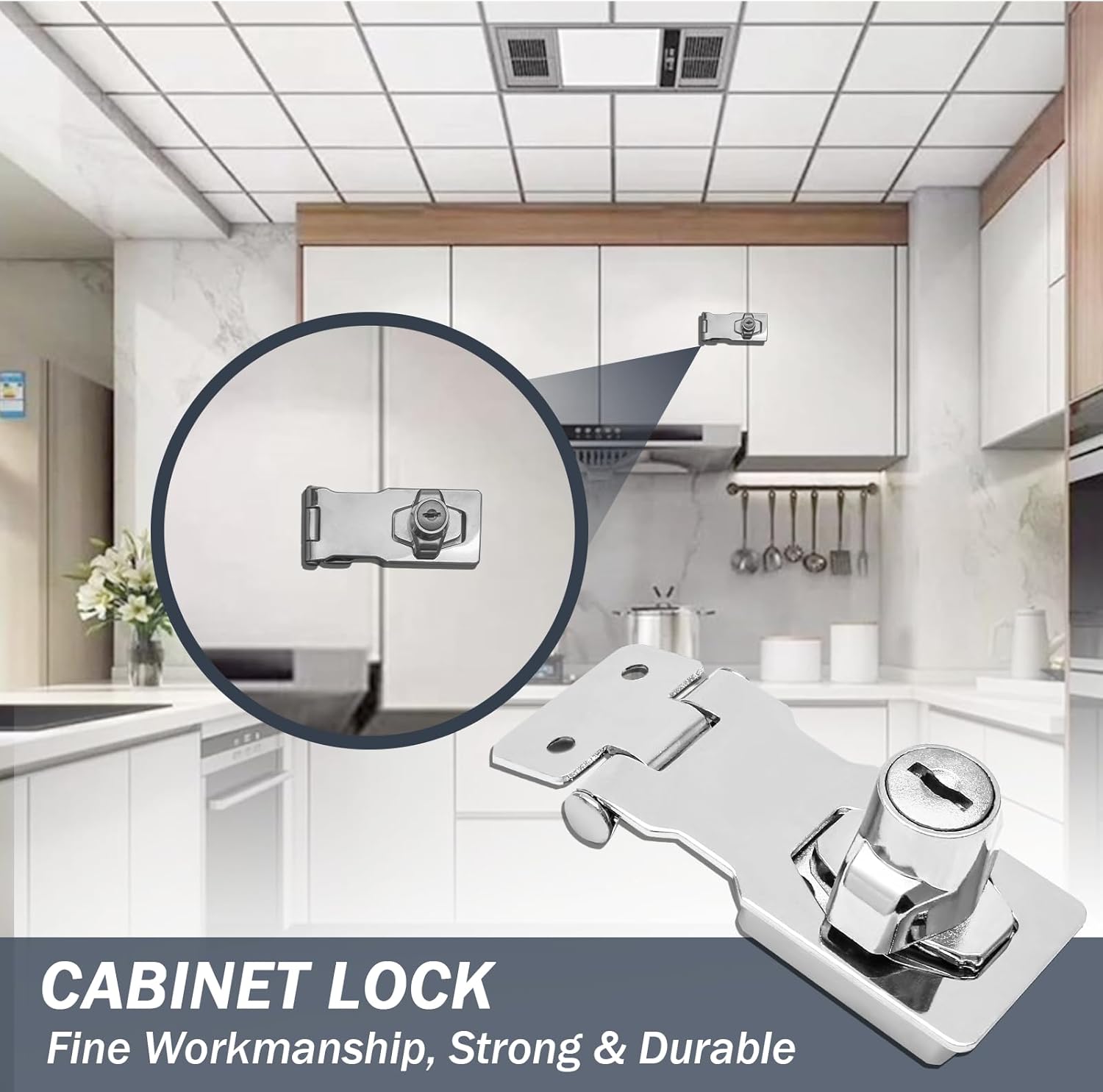 Knob Style Furniture Safety Lo – Medicine Cabinet Lock recenzja i cena