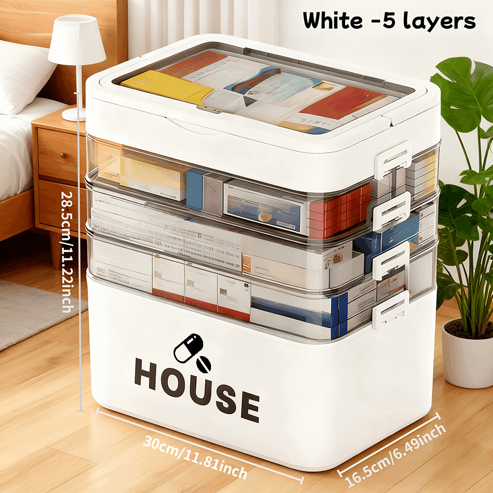Large Capacity Multi Layer Tra – Medicine Cabinet Lock recenzja i cena