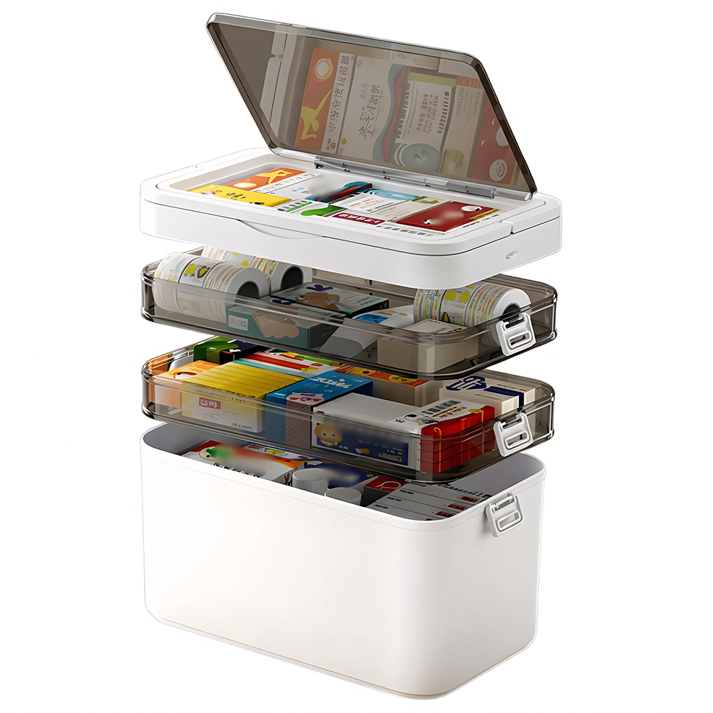 Large Capacity Multi Layer Tra – Medicine Cabinet Lock recenzja i cena