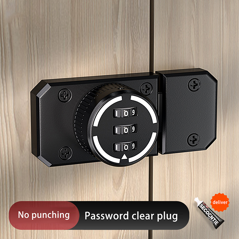 1 Set No-Punch Combination Doo – Medicine Cabinet Lock recenzja i cena