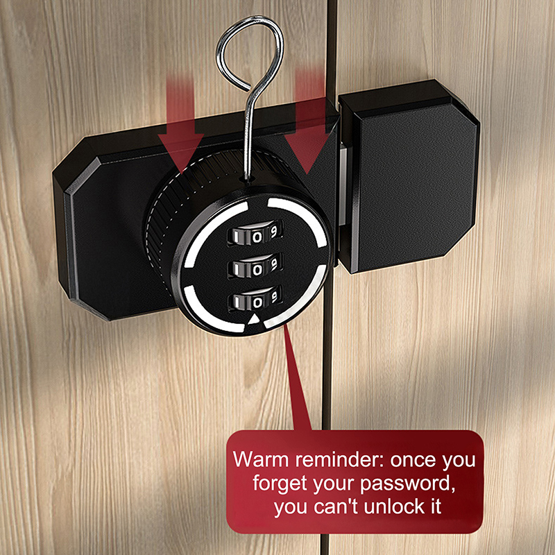 1 Set No-Punch Combination Doo – Medicine Cabinet Lock recenzja i cena