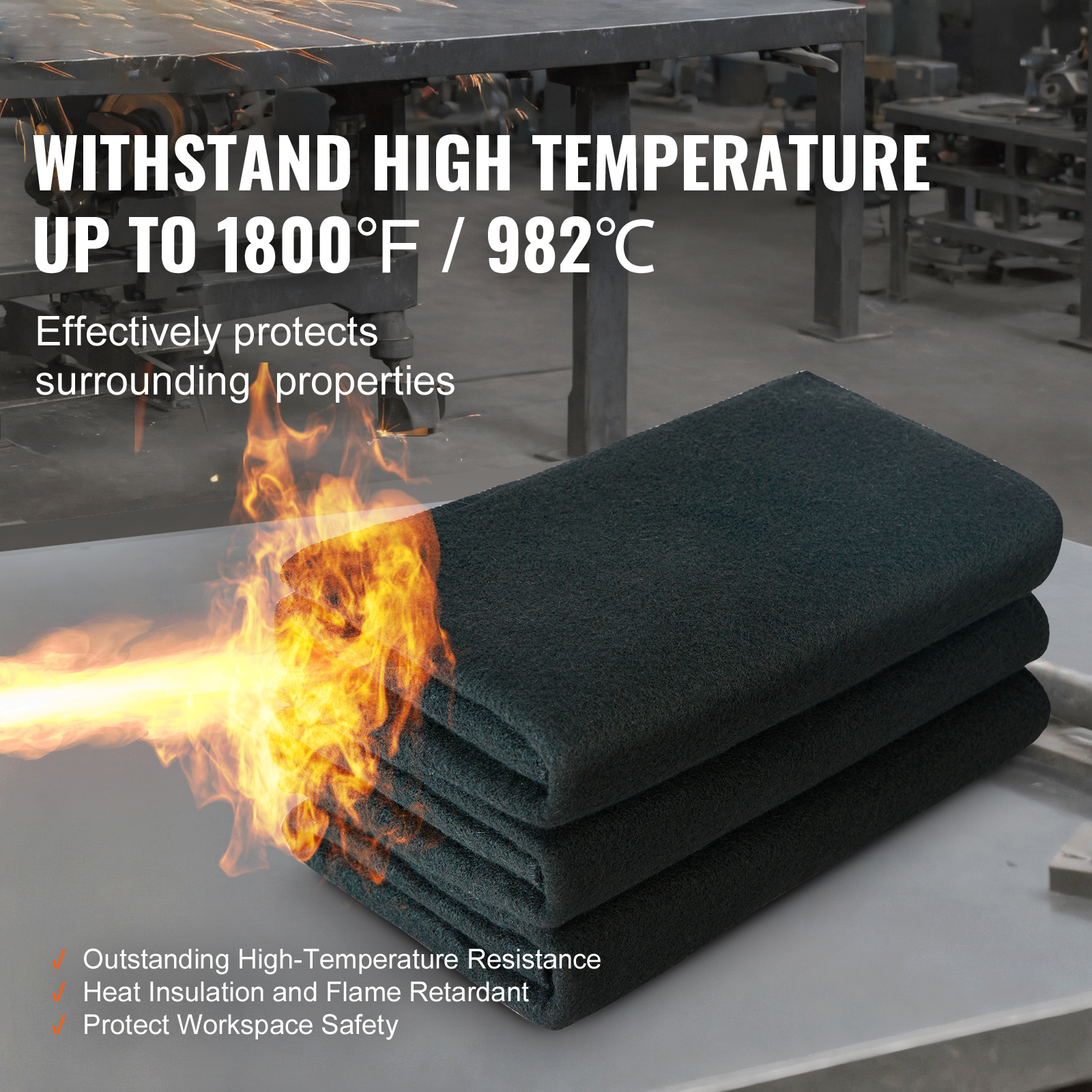 SucceBuy Carbon Felt Welding B – Fire Blanket Kitchen recenzja i cena