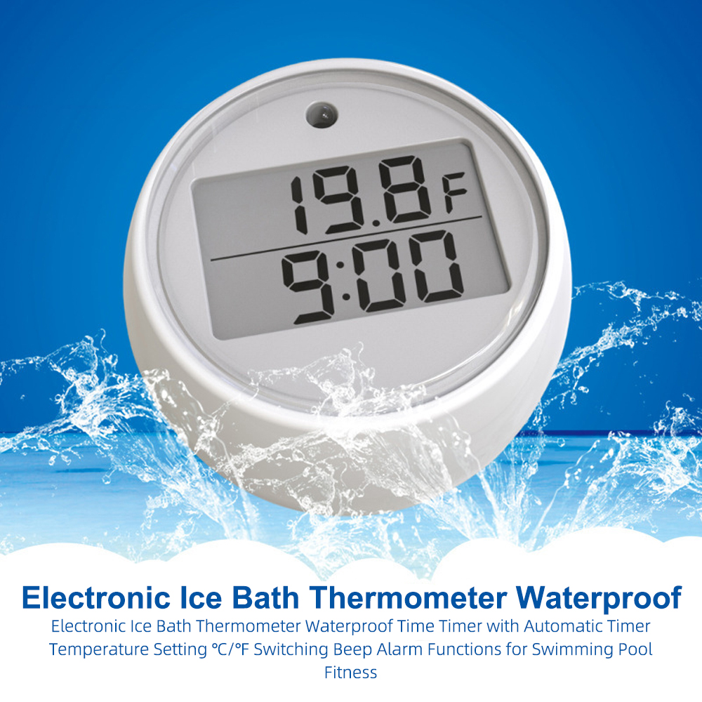 1PC Ice Bath Thermometer with  – Pool Alarm Float recenzja i cena