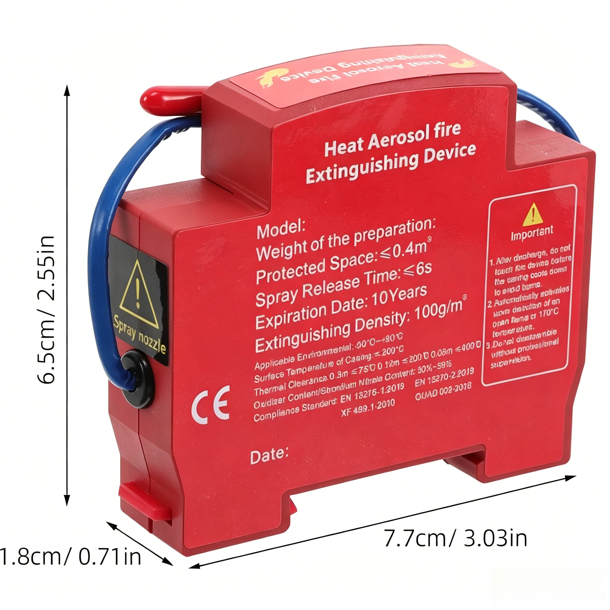 1Pcs Mini Fire Suppression Uni – Fire Extinguisher Small recenzja i cena