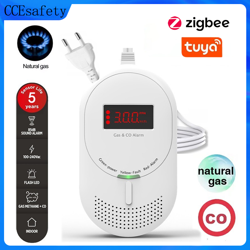 CCEsafety Zigbee Tuya Gas CO D – Co Detector Plug recenzja i cena