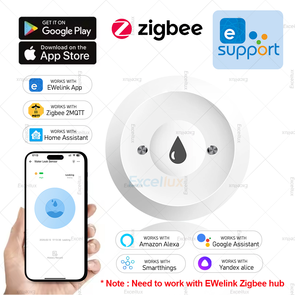 Ewelink Zigbee 3.0 Water Senso – Water Alarm Sensor recenzja i cena