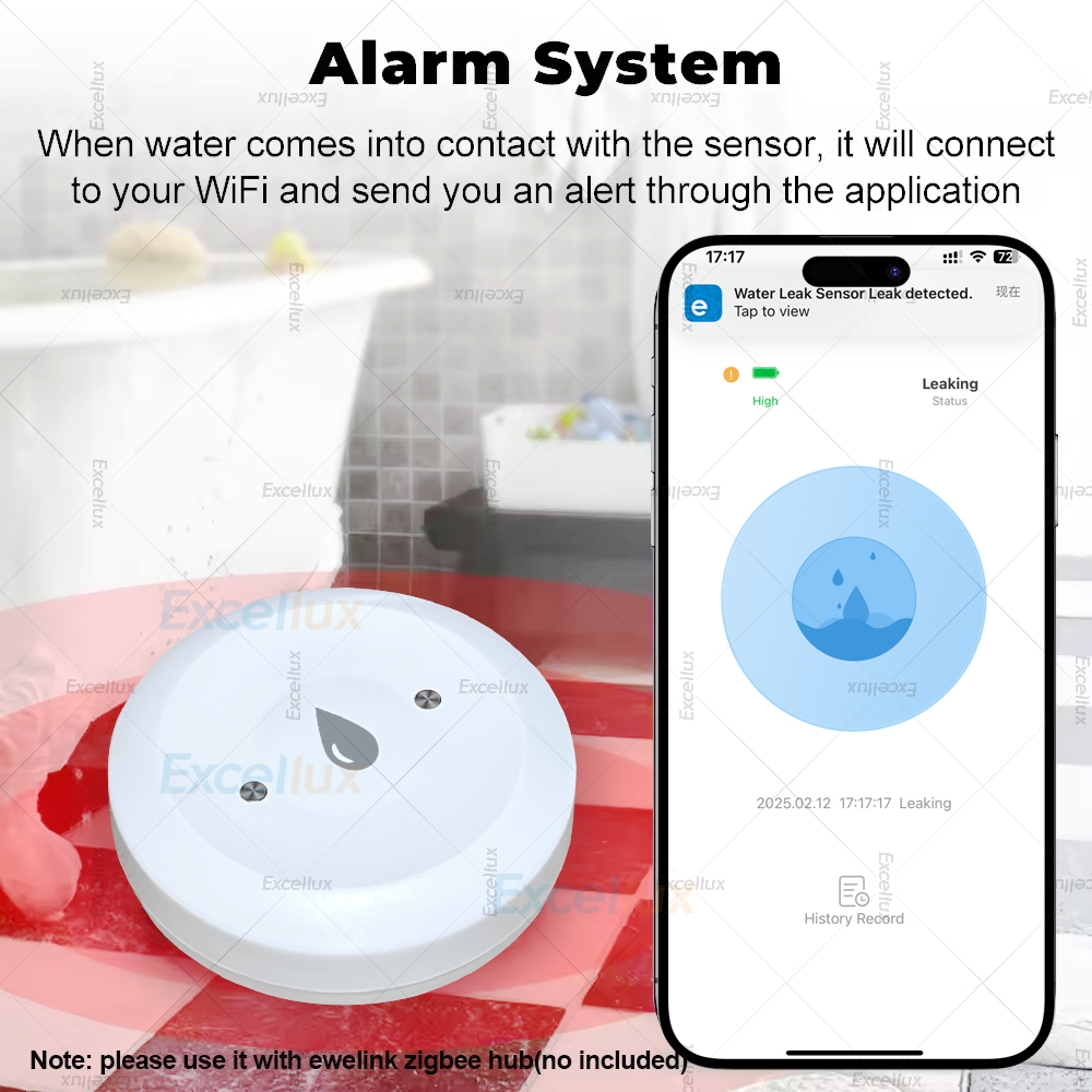 Ewelink Zigbee 3.0 Water Senso – Water Alarm Sensor recenzja i cena