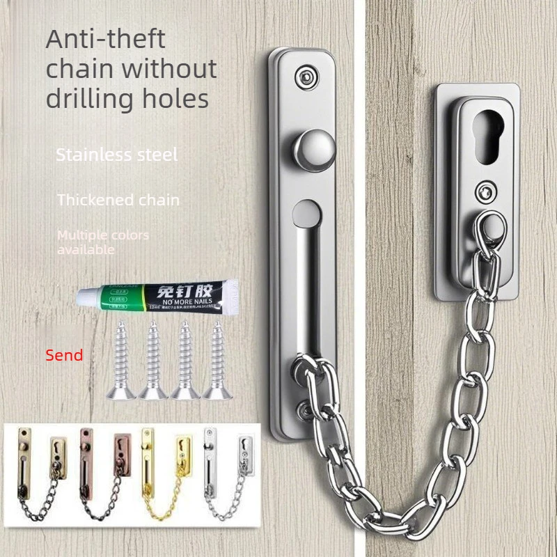 No Drill Stainless Steel Secur – Security Chain Door recenzja i cena