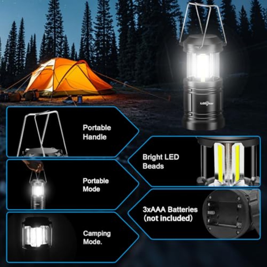 LED Camping Lantern, Battery O – Power Outage Light recenzja i cena