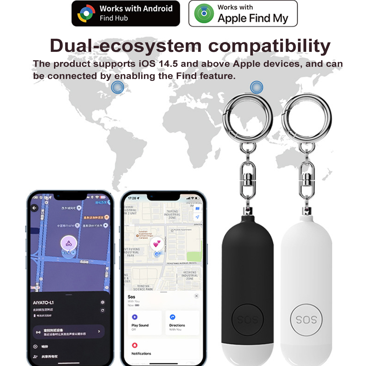 Self Defense Alarm LED Light R – Personal Alarm Keychain recenzja i cena