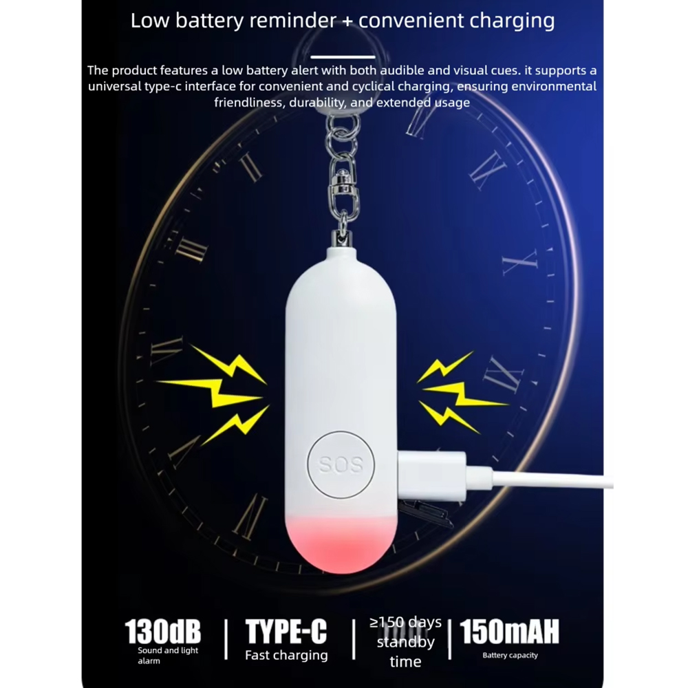 Self Defense Alarm LED Light R – Personal Alarm Keychain recenzja i cena