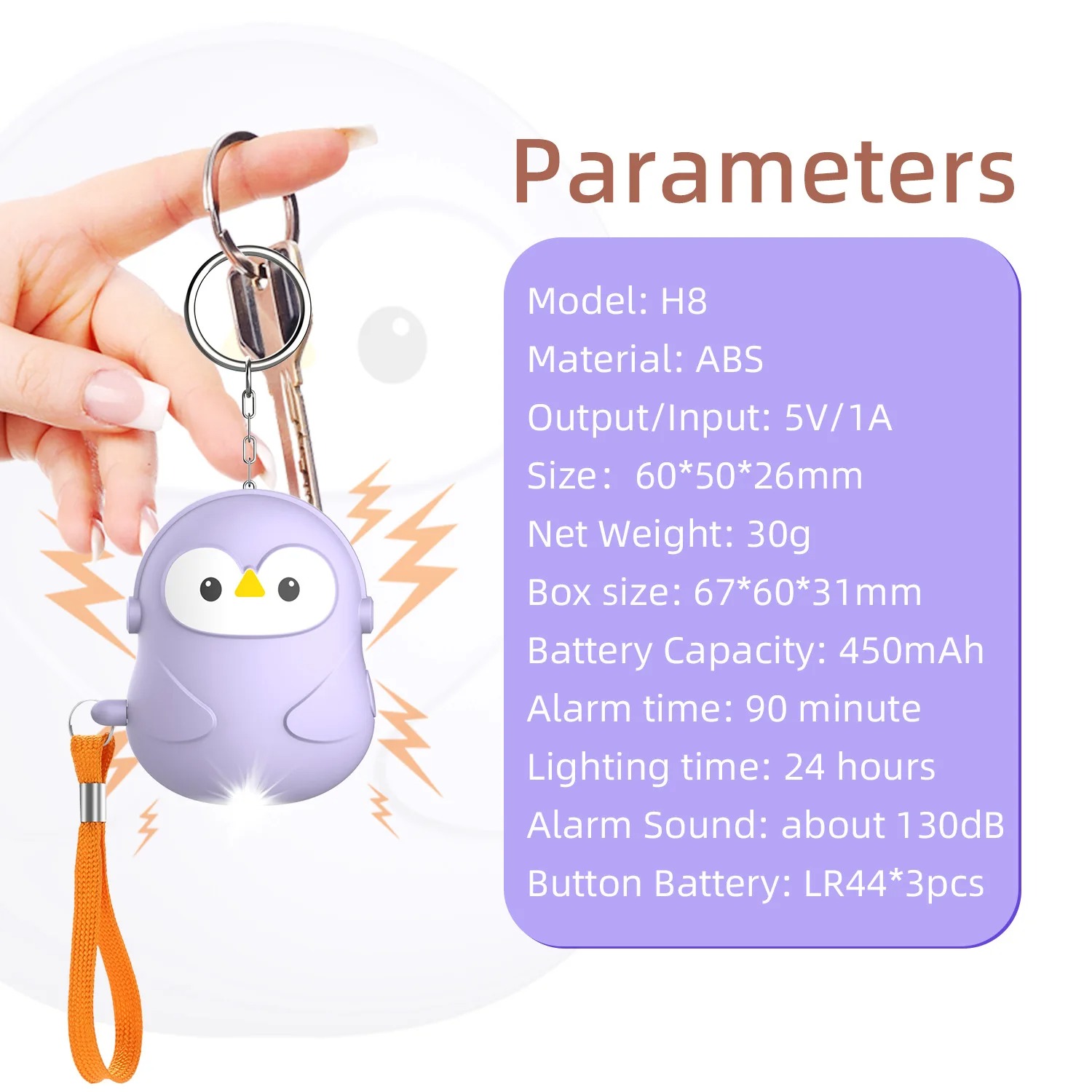 Personal Self Defense 5Pcs Ala – Personal Alarm Keychain recenzja i cena