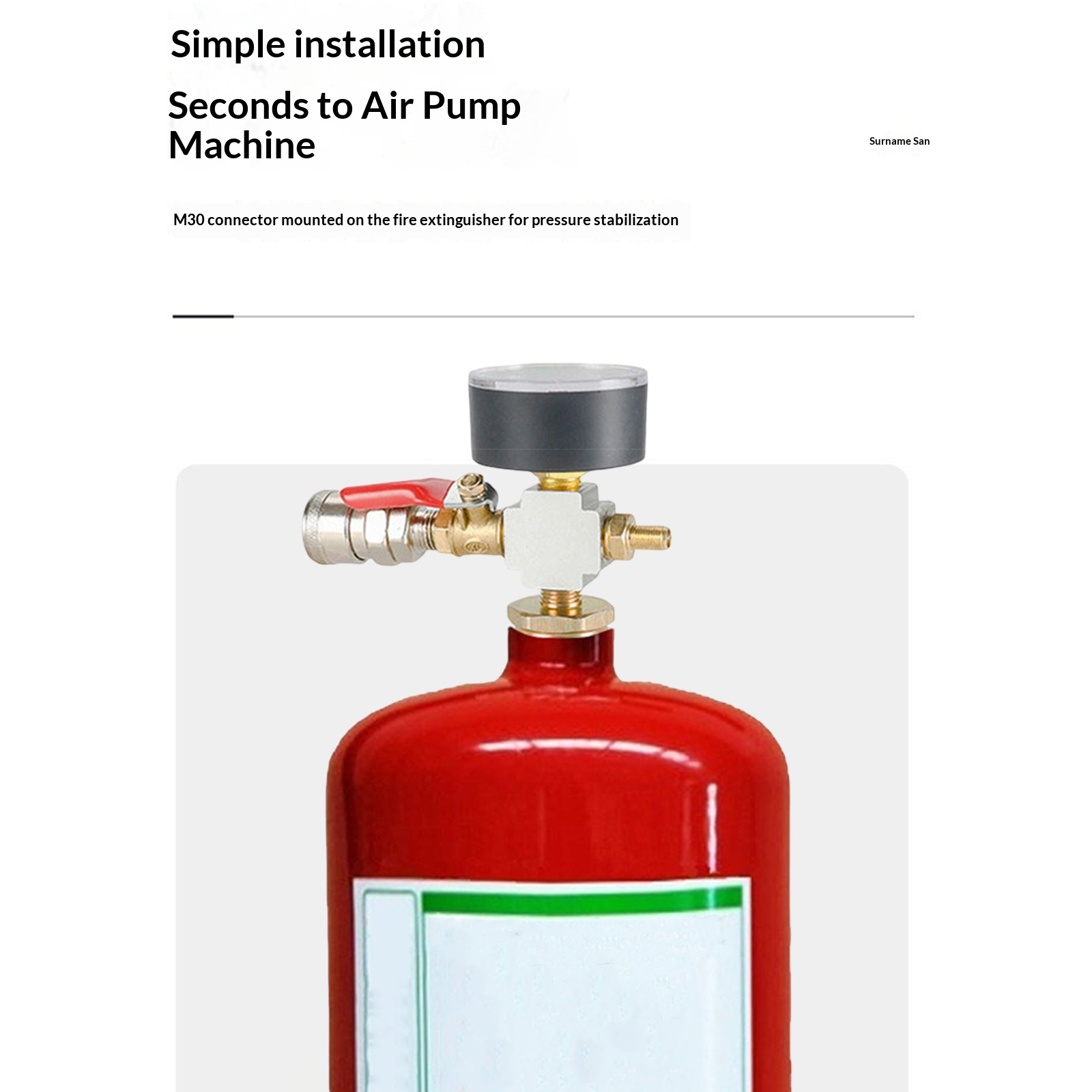 Small Air Tank Pressures Adapt – Fire Extinguisher Small recenzja i cena