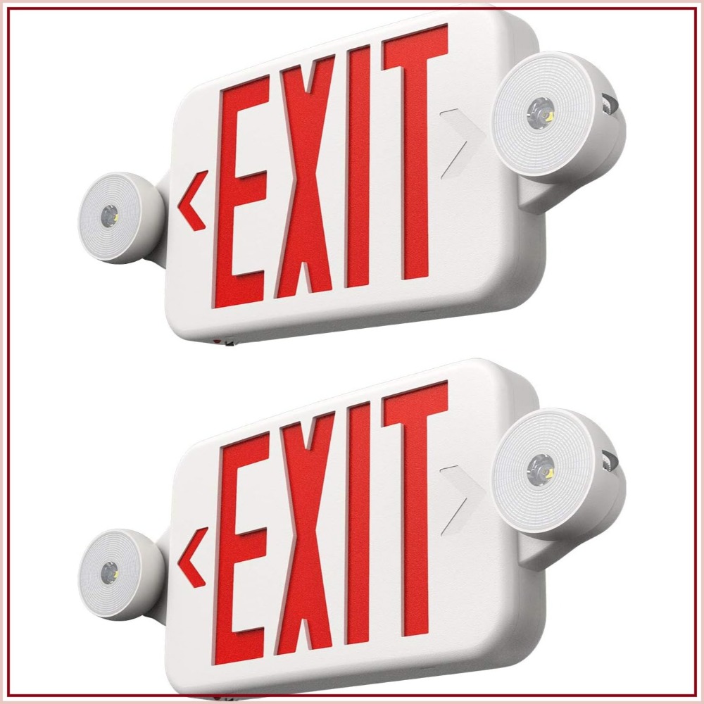 2 Pack Exit Sign with Emergenc – Emergency Exit Sign recenzja i cena