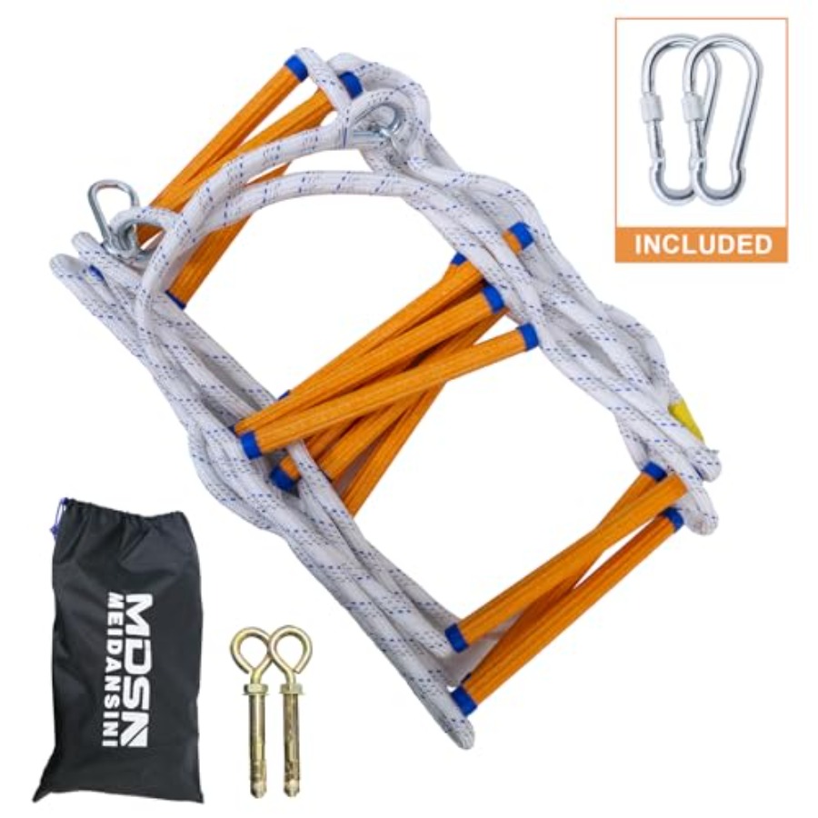 Rope Ladder, 49 Feet Emergency – Fire Escape Ladder recenzja i cena