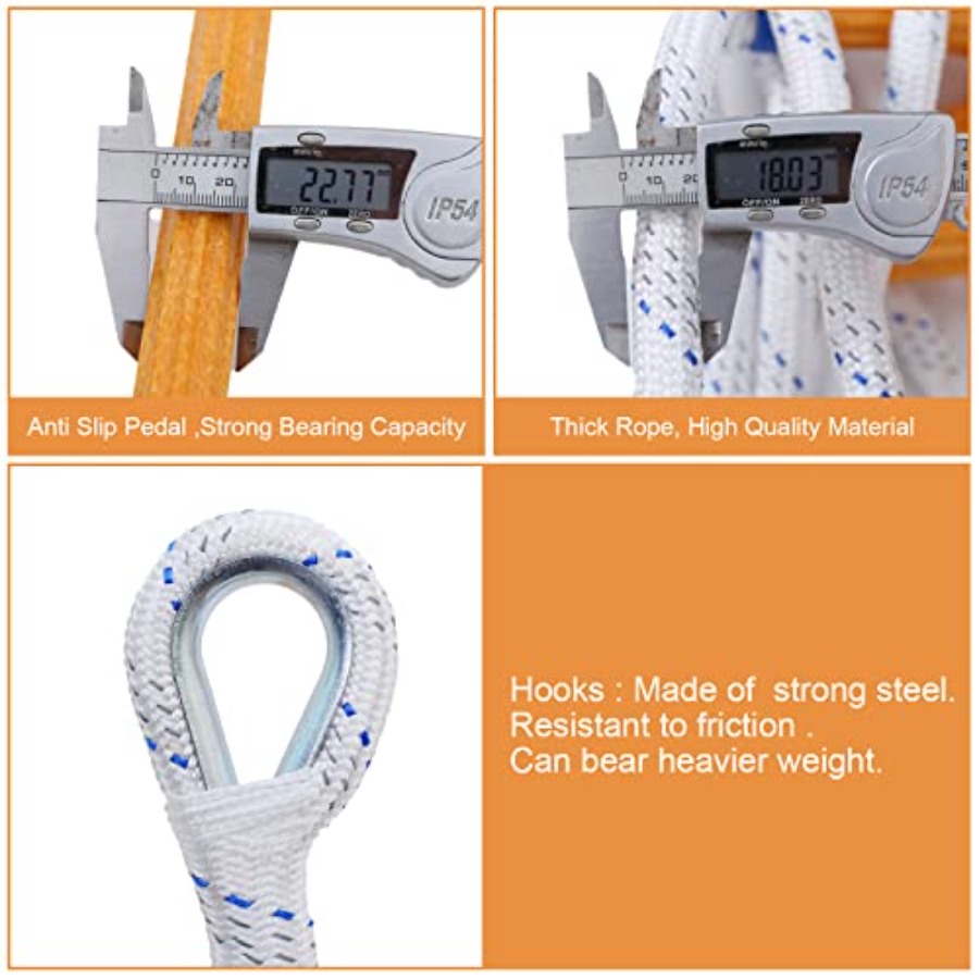 Rope Ladder, 49 Feet Emergency – Fire Escape Ladder recenzja i cena