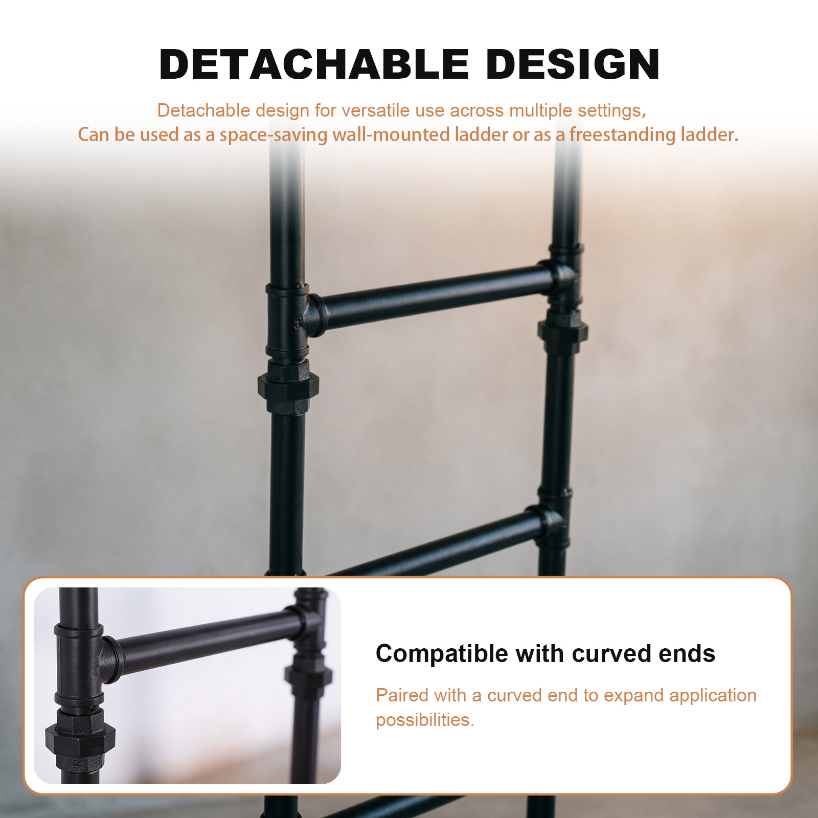 10FT Loft Ladder 450lbs Capaci – Fire Escape Ladder recenzja i cena