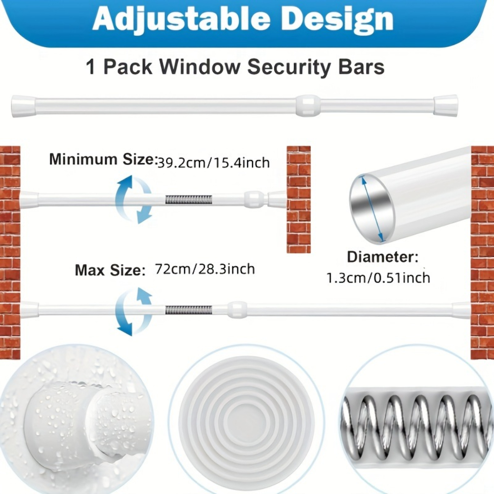 Adjustable Metal Window & Door – Window Lock Bar recenzja i cena