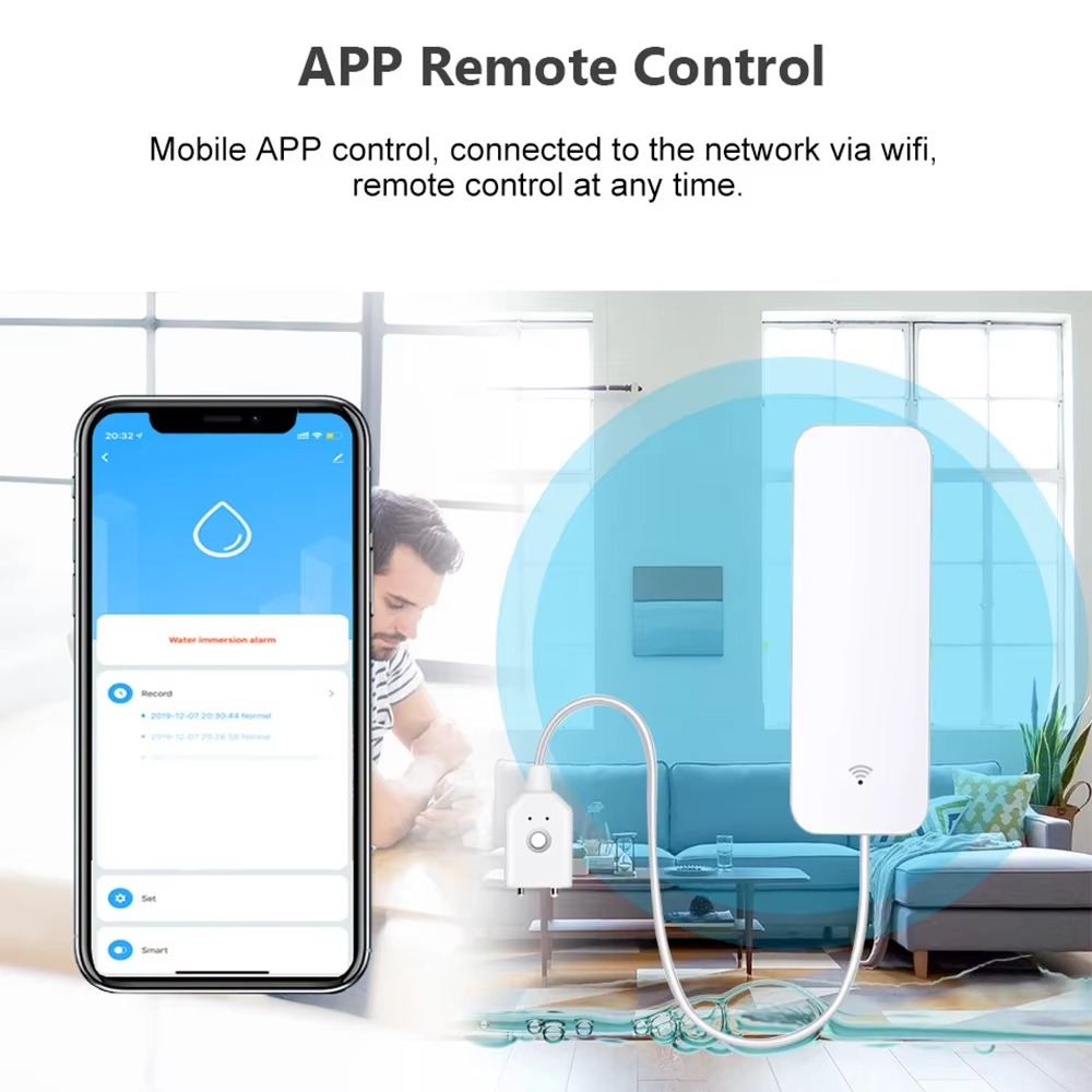 ZigBee WiFi Water Leak Sensor  – Water Alarm Sensor recenzja i cena