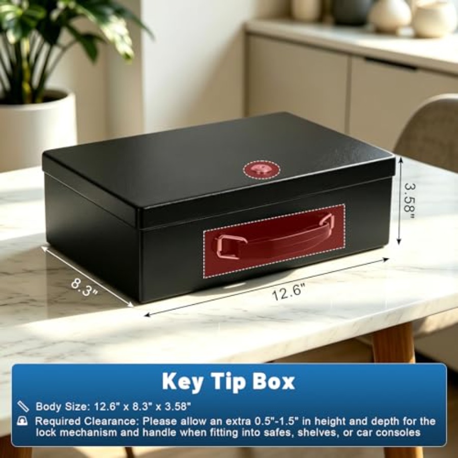 Fireproof Document Box with Ke – Fire Safe Document recenzja i cena