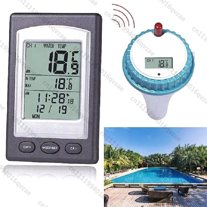 Wireless Pool Thermometer with – Pool Alarm Float recenzja i cena