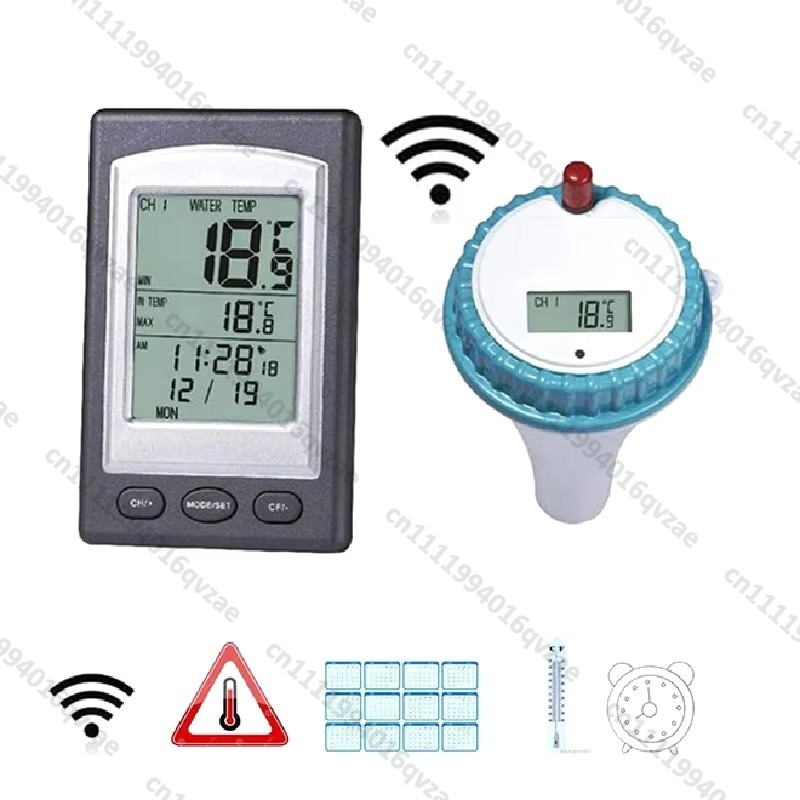 Wireless Pool Thermometer with – Pool Alarm Float recenzja i cena