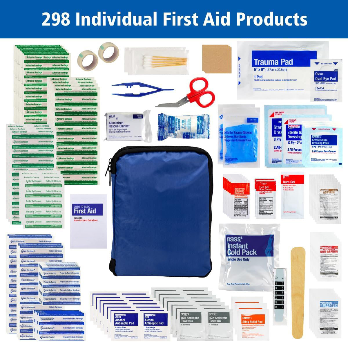 Kebon KB5029 298pcs Durable 60 – First Aid Bag Kit recenzja i cena