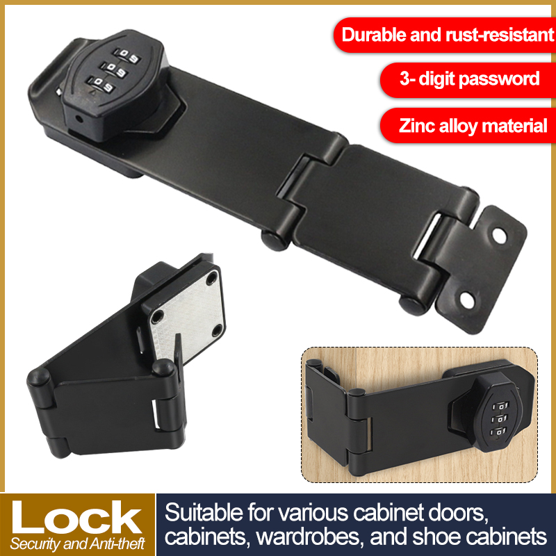 Black/Silver Zinc Alloy 3-digi – Medicine Cabinet Lock recenzja i cena