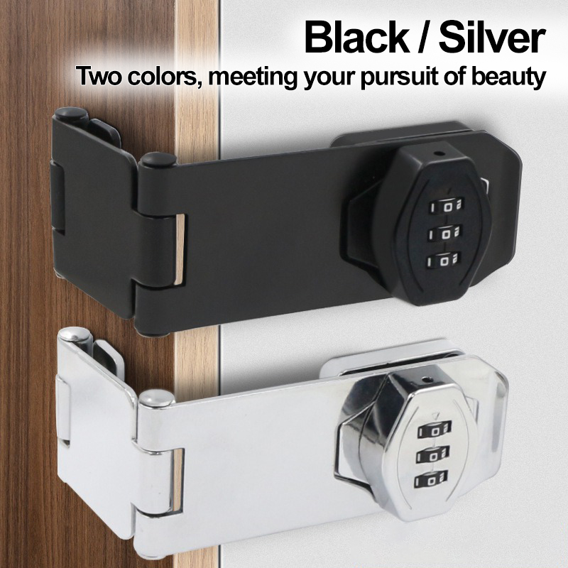 Black/Silver Zinc Alloy 3-digi – Medicine Cabinet Lock recenzja i cena