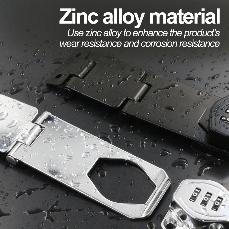 Black/Silver Zinc Alloy 3-digi – Medicine Cabinet Lock recenzja i cena