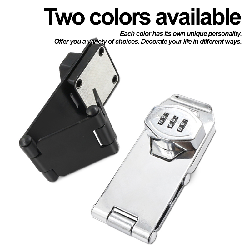 Black/Silver Zinc Alloy 3-digi – Medicine Cabinet Lock recenzja i cena
