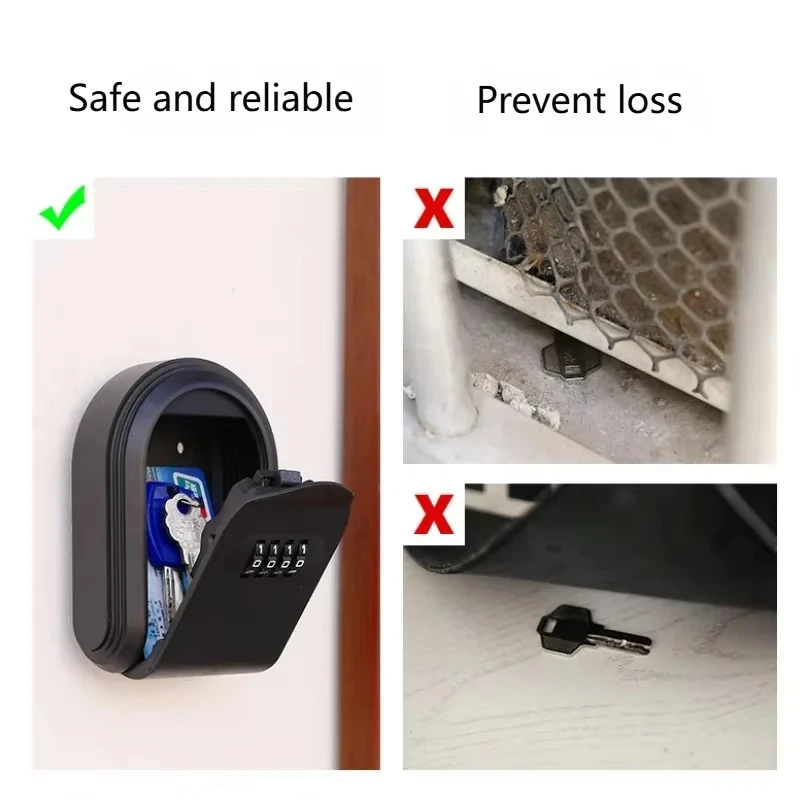 Wall Mount Key Lock Box, 4 Dig – Lockbox Key Secure recenzja i cena