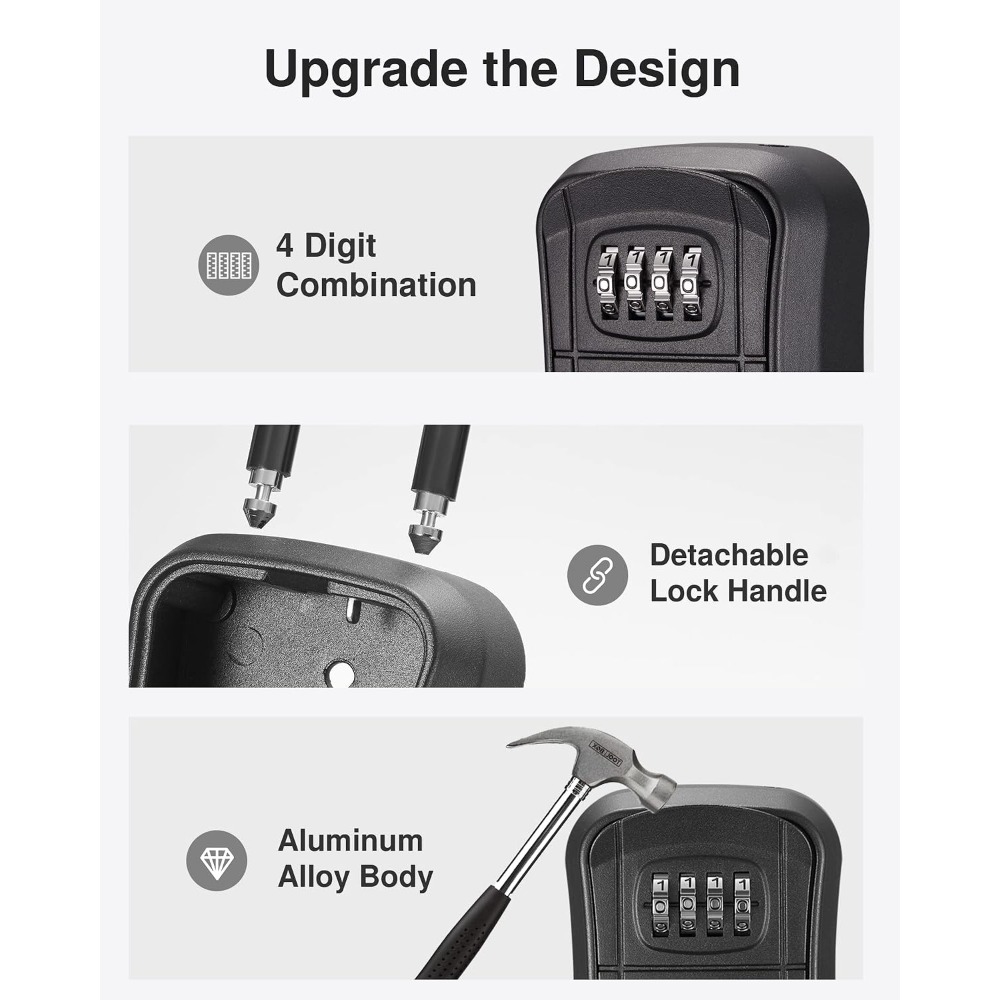 Key Lock Box, Portable Combina – Lockbox Key Secure recenzja i cena
