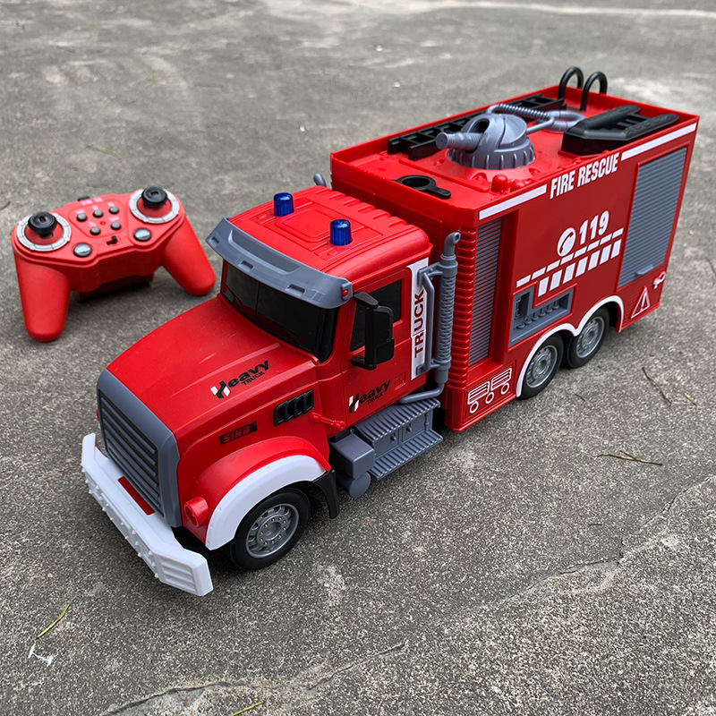 2.4G RC Fire Engine Car with S – Fire Escape Ladder recenzja i cena