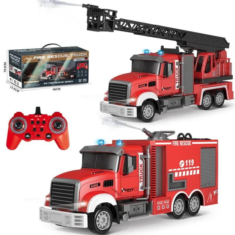 2.4G RC Fire Engine Car with S – Fire Escape Ladder recenzja i cena