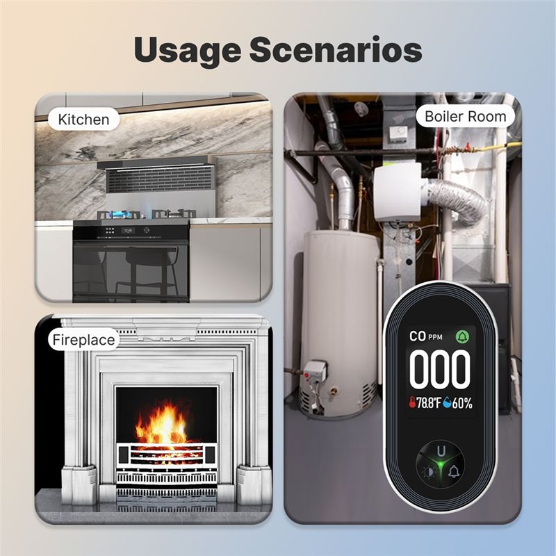 A93PHOT! Temperature Humidity  – Co Detector Plug recenzja i cena