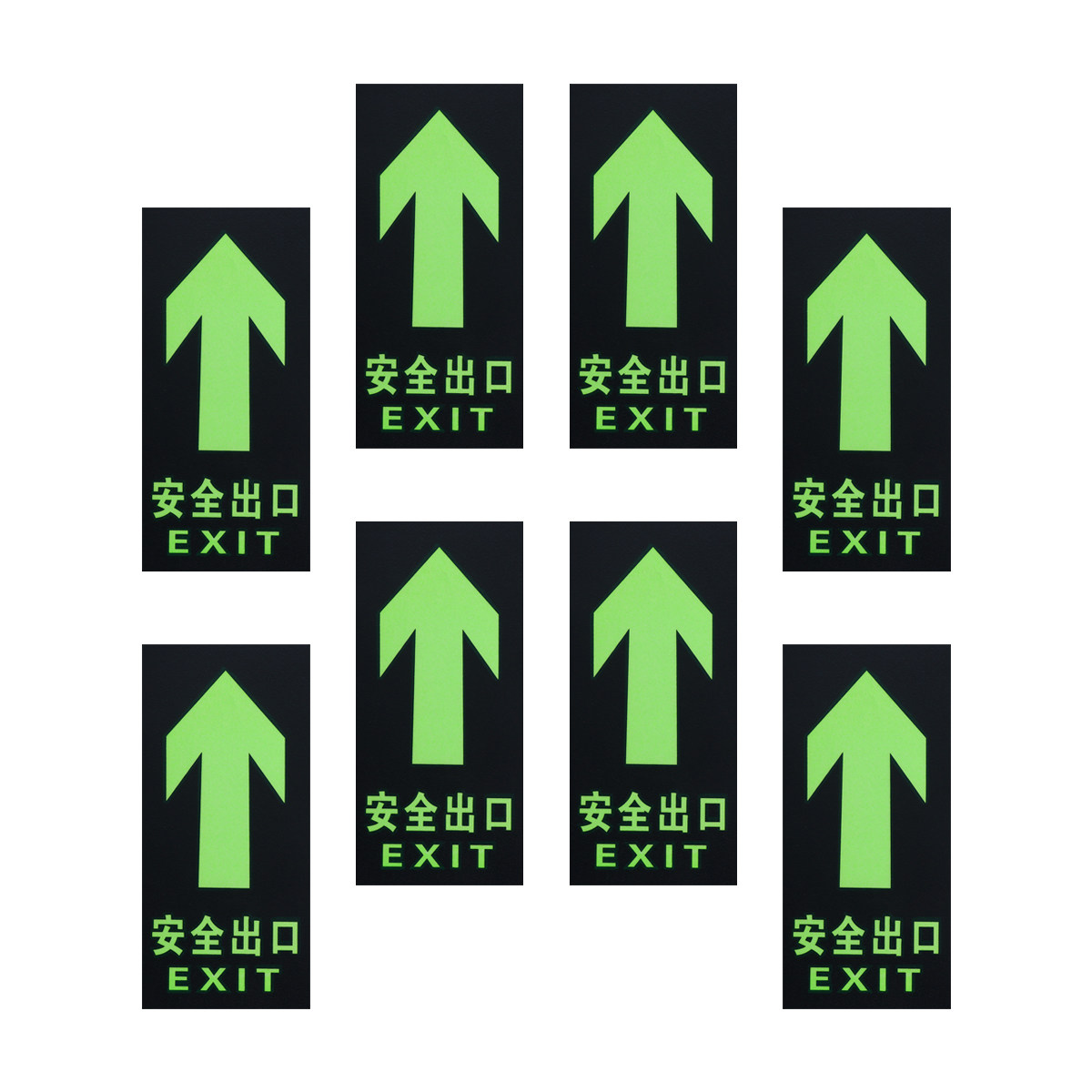 8Pcs Safety Exit Sign Luminous – Emergency Exit Sign recenzja i cena