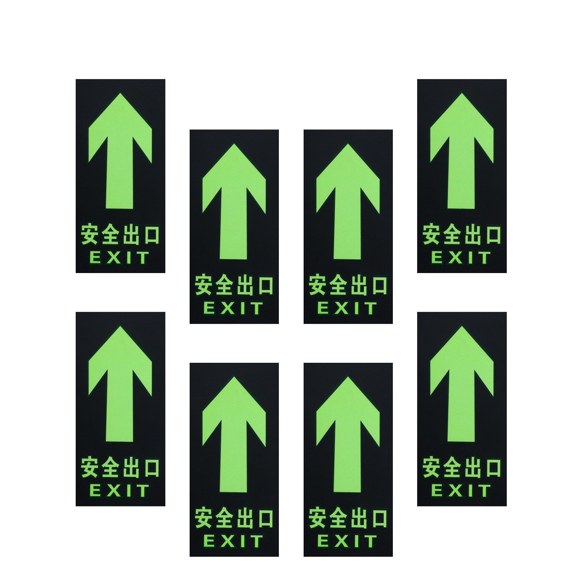 8Pcs Safety Exit Sign Luminous – Emergency Exit Sign recenzja i cena
